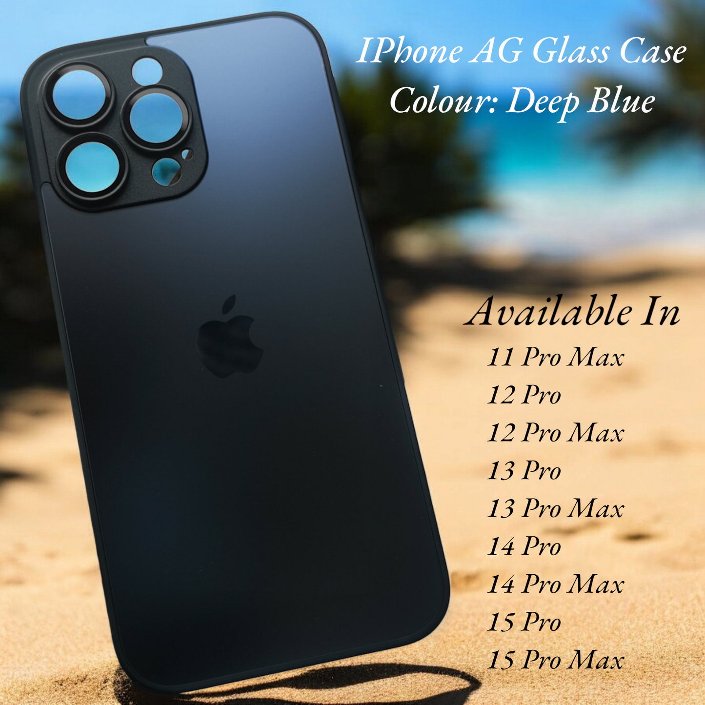 Deep Blue AG Glass Case